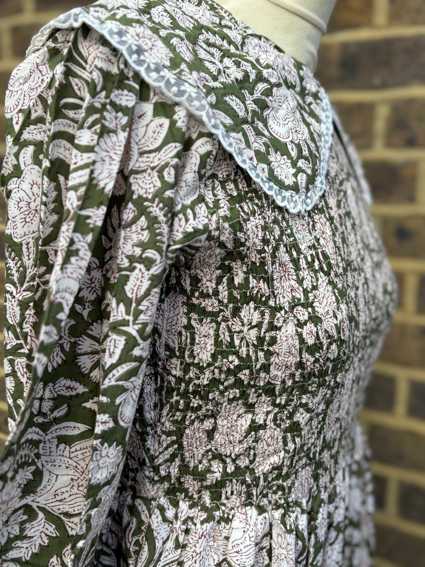 Green Buta Evie Dress