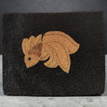 Golden Fish Beaded clutch