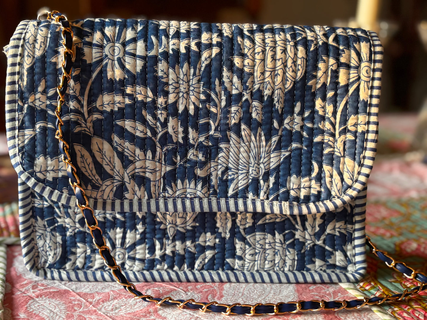 Quilted handbag
