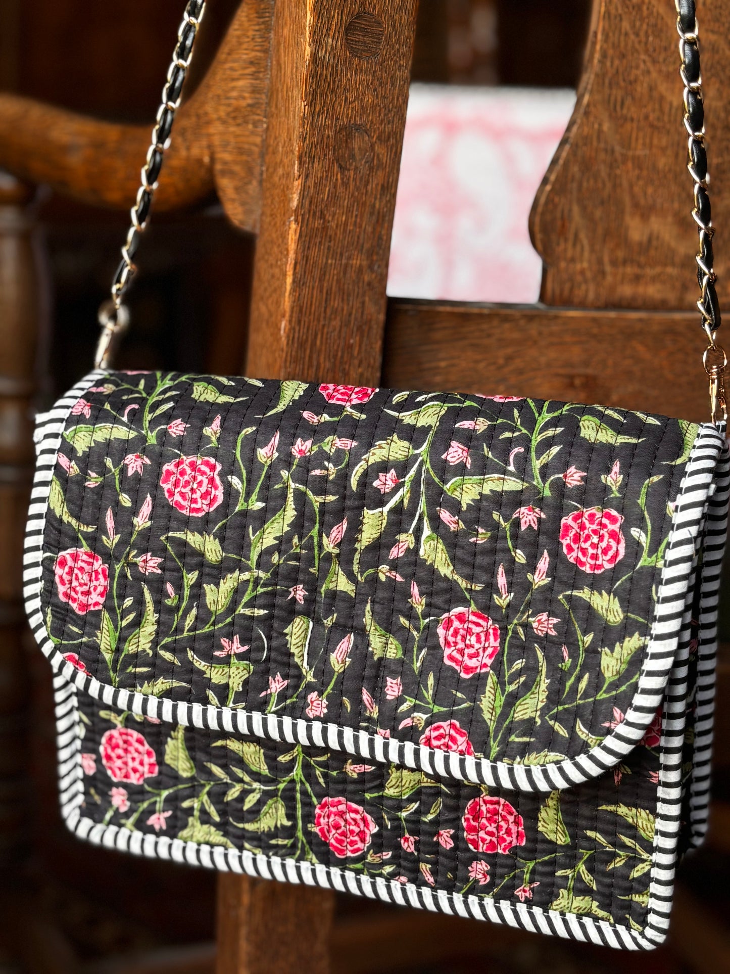 Quilted handbag