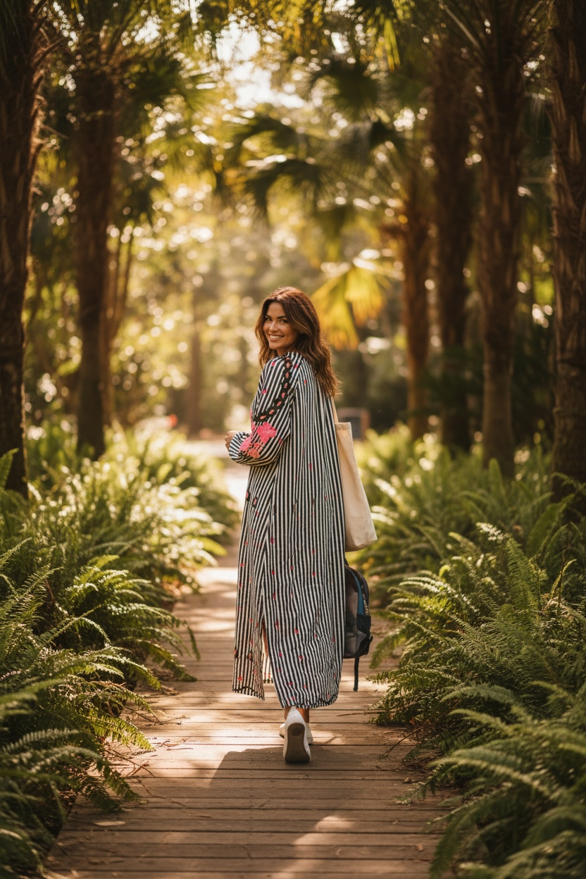 Suzani Kaftan dress in Black