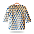 Children’s Pj’s White with Blue motifs