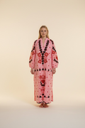 Suzani Kaftan dress in pink