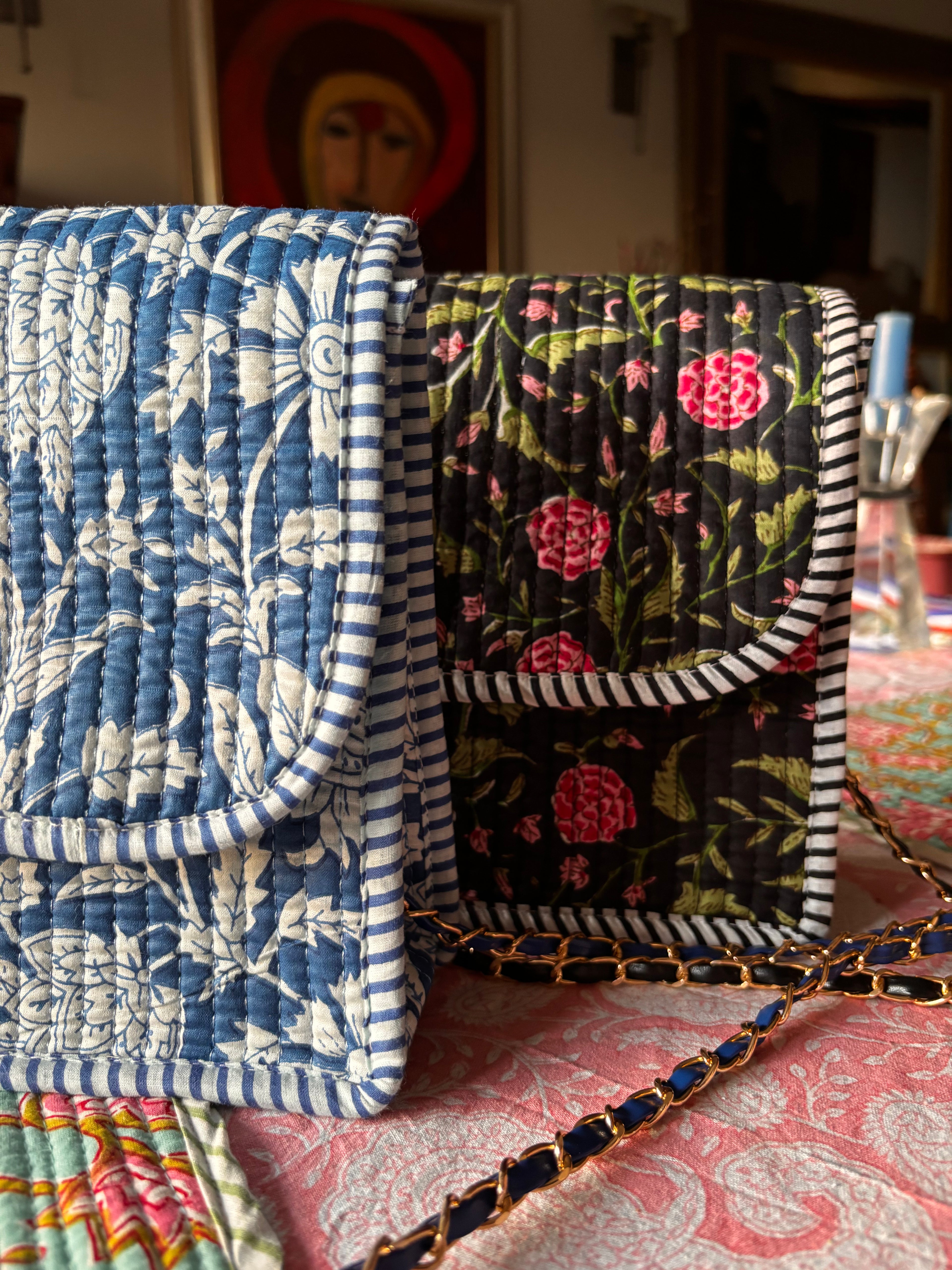 Quilted handbag
