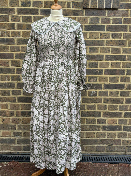 Green Buta Evie Dress