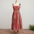 Hanna Tie Shoulder Midi Dress